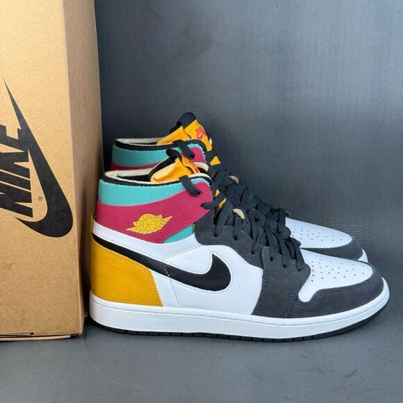 Nike Air Jordan 1 High Zoom Comfort 'Multi-Color' sneaker shoes men' size 11 NEW - Picture 1 of 10